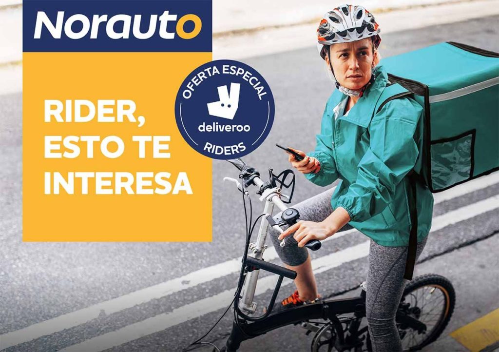 Foto de Norauto se une a Deliveroo para fomentar la movilidad