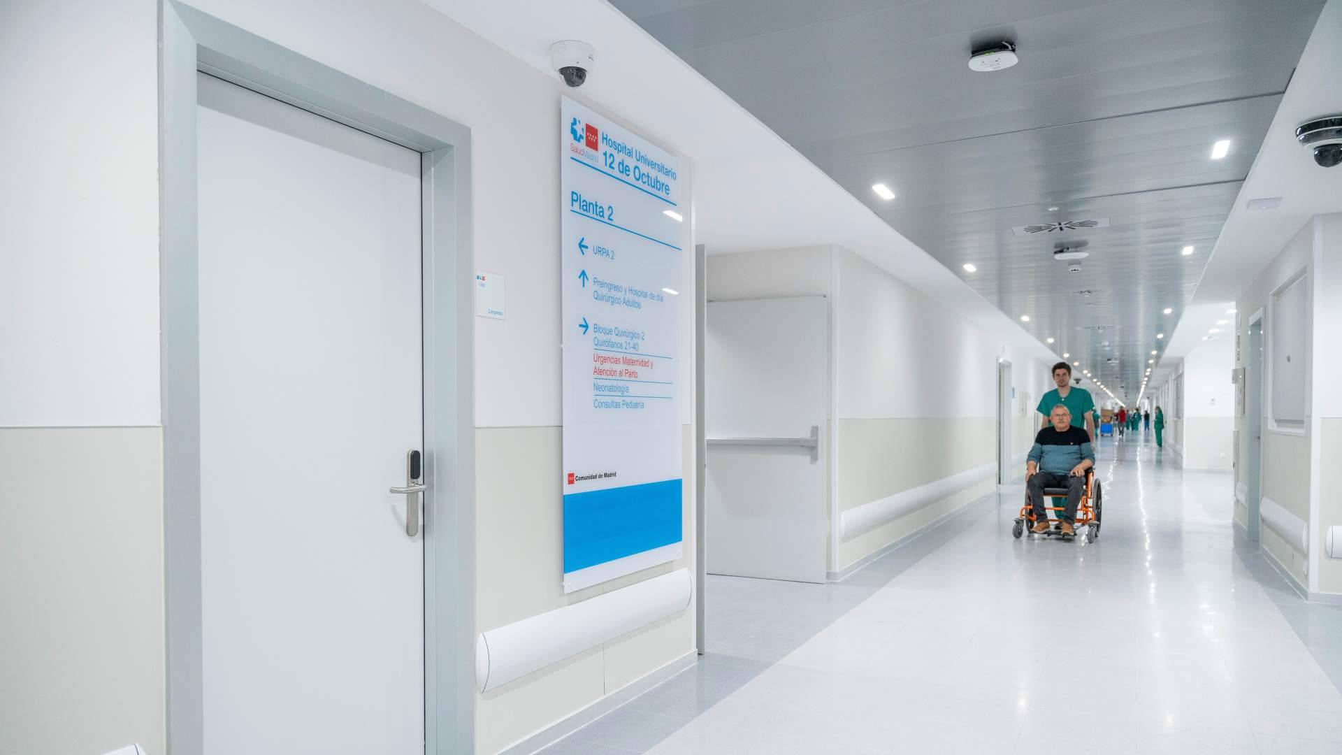 El Hospital 12 de Octubre mejora el control de accesos sin obras ni interrupciones